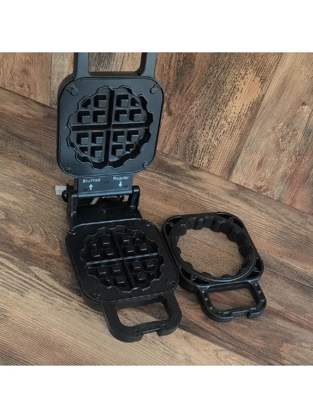 Kitchen HQ Belgian Style & Stuffed Waffle Maker 22952A1 HSN